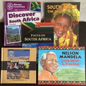 5 South Africa books 🇿🇦